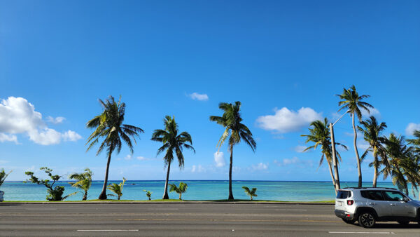 괌에서 드라이브를 즐기세요! 하갓냐 편